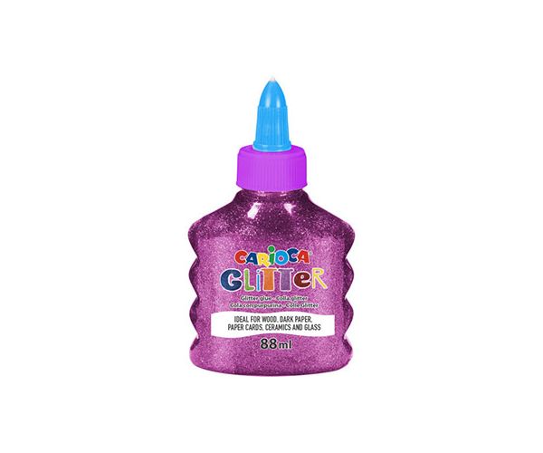 Svjetlucavo tekuće spark magenta ljepilo 88ml - Carioca