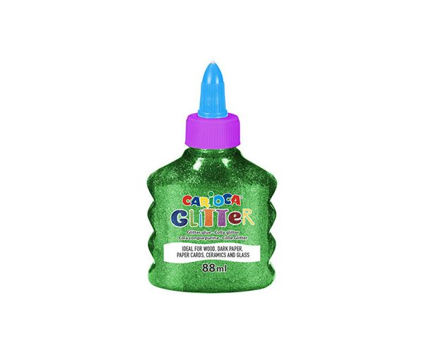 Svjetlucavo tekuće spark zelena ljepilo 88ml - Carioca