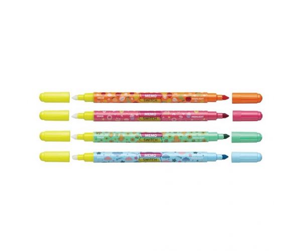 Switch dvostrani marker za isticanje, set od 4 kom. - Carioca