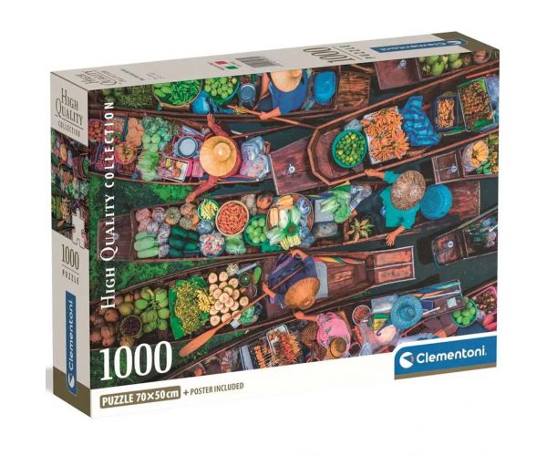 Thaiföldi úszó piac HQC 1000db-os puzzle - Clementoni