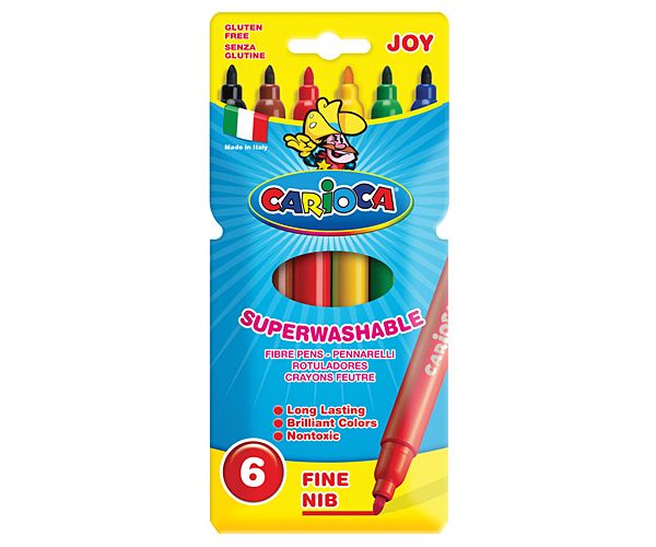 Tanki flomasteri, set od 6 komada - Carioca