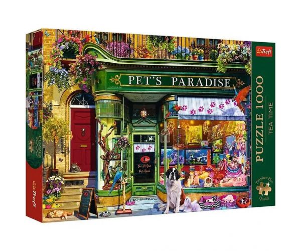 Tea Time: Kisállat paradicsom 1000db-os prémium puzzle - Trefl