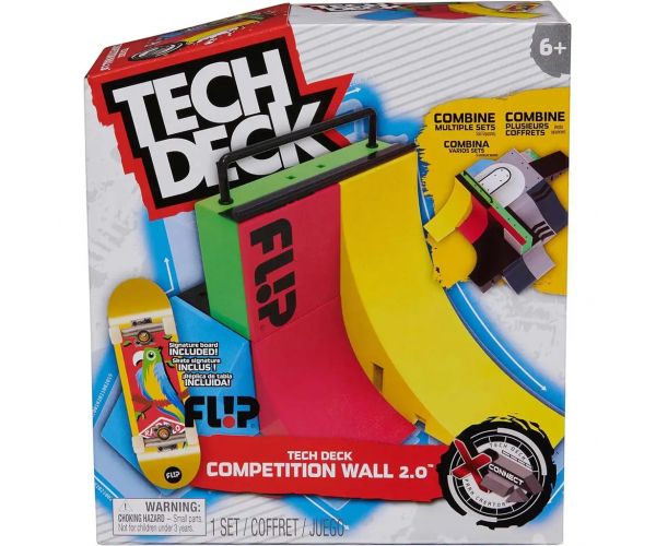 Tech Deck: Competinion Wall 2.0 pálya szett különleges ujjgördeszkával - Spin Master