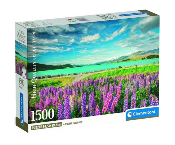 Tekapo-tó Új-Zéland HQC 1500 darabos puzzle - Clementoni