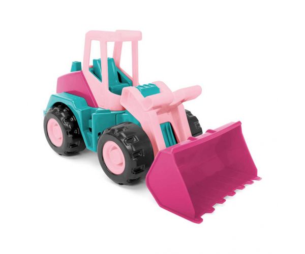Tech Truck rózsaszín rakodógép 27cm - Wader