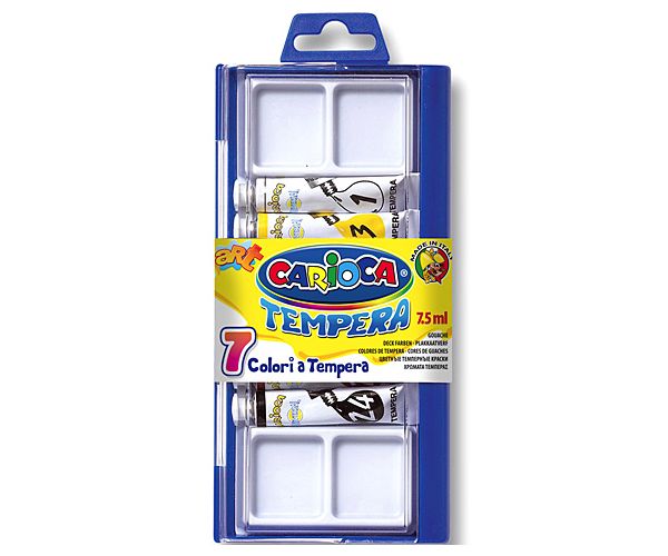 Tempere u boji, set od 7 dijelova 7,5 ml - Carioca
