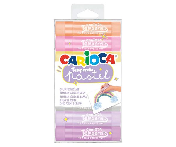 Temperello Pastel tempera stick set 8kom - Carioca