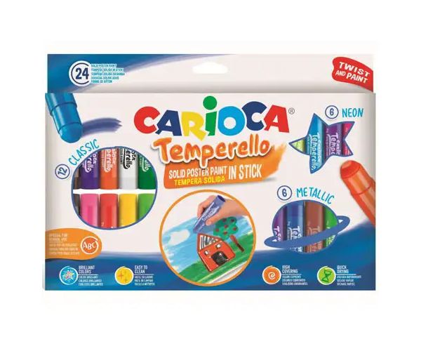 Temporello bojice set od 24kom - Carioca