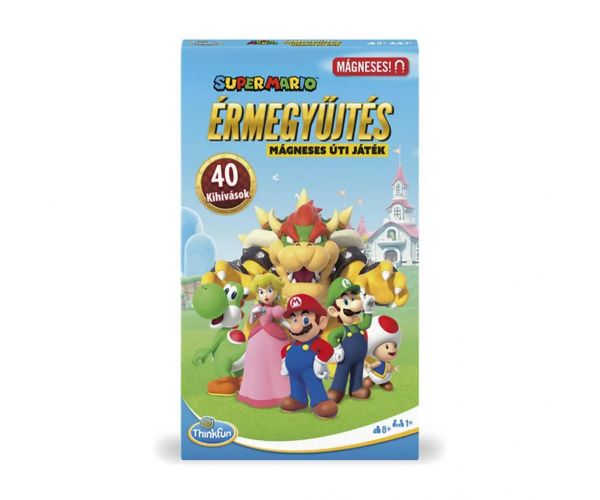 Thinkfun: Super Mario - Érmegyűjtés, mágneses útijáték