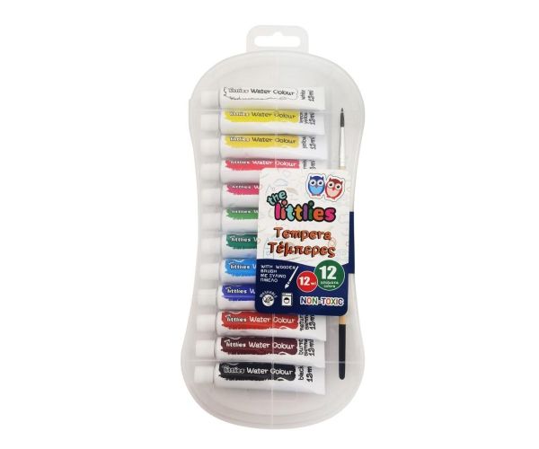 The Littlest: Set tempera u boji sa kistom 12kom