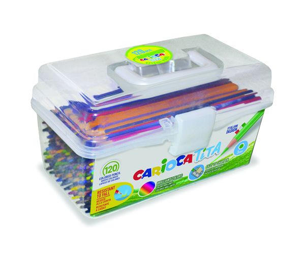 Tita set drvenih bojica - 120 kom - Carioca