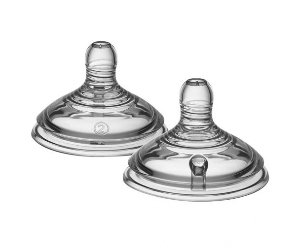 Tommee Tippee: Closer to Nature duda za bočicu srednjeg protoka 2 kom (od 3 mjeseca)