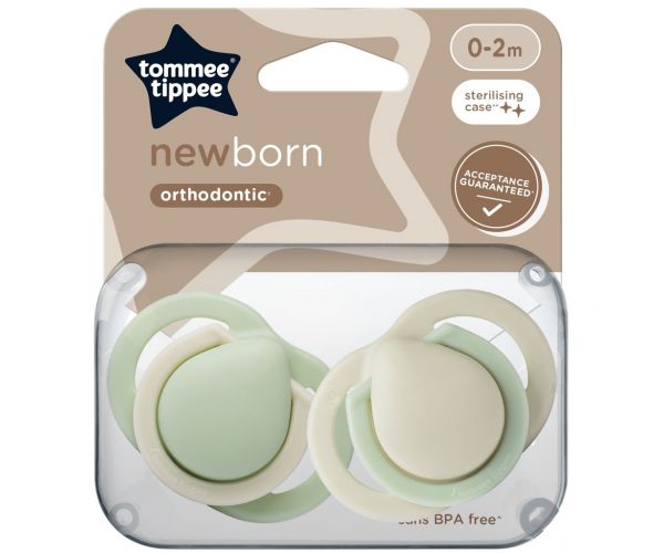Tommee Tippee: Newborn újszülött cumi 2db-os szett többféle változatban (0-2 hó)