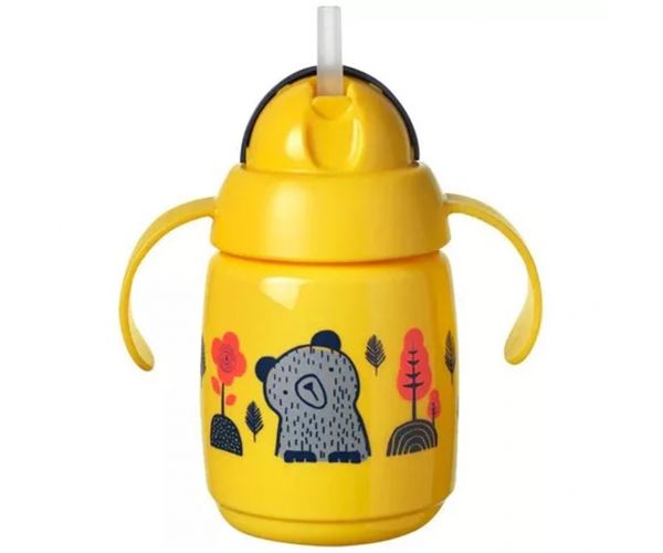 Tommee Tippee: Superstar Žuta čaša za učenje sa slamčicom 300 ml