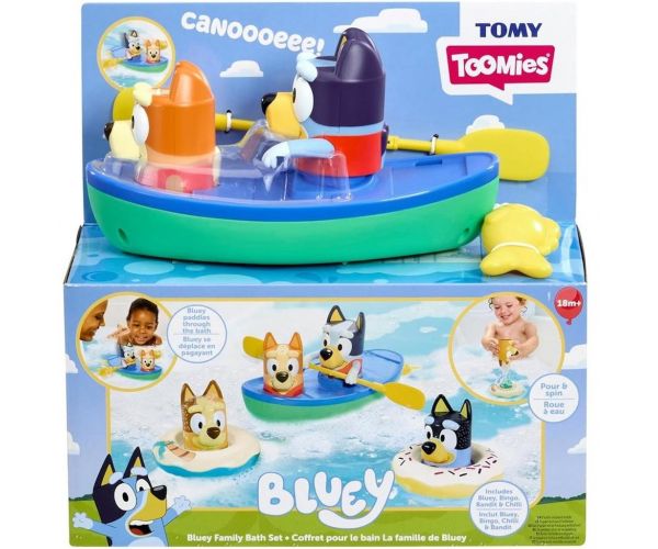 Tomy Toomies: Bluey családi csónakázás fürdőjáték