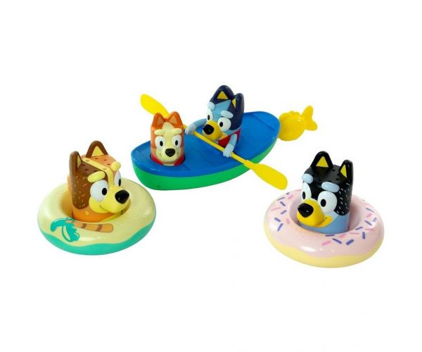 Tomy Toomies: Bluey obiteljska vožnja čamcem – igračka za kupanje