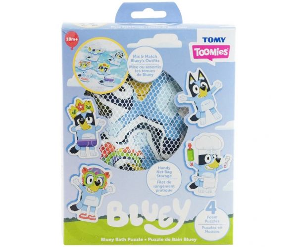 Tomy Toomies: Bluey fürdőpuzzle 4 figurával