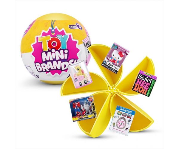 Toy Mini Brands: Mini igračke paket iznenađenja od 5 komada, 3. serija