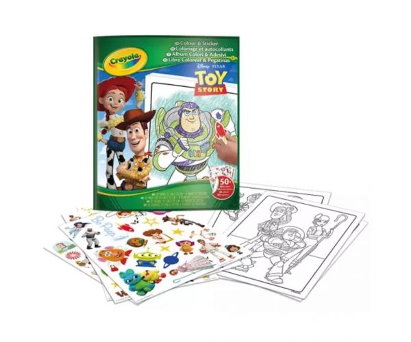 Toy Story 5: Kifestő és matricázó füzet