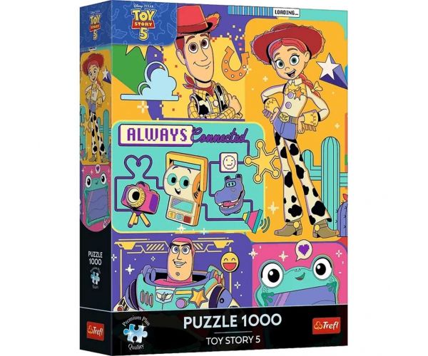 Toy Story 5 prémium plusz 1000db-os puzzle - Trefl