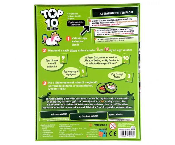 Top10 Avanture - Tematska kooperativna društvena igra
