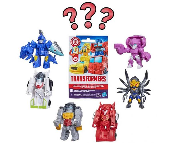 Transformers: Tiny Turbo Changers Gyorsan átalakuló meglepetés figurák - Hasbro