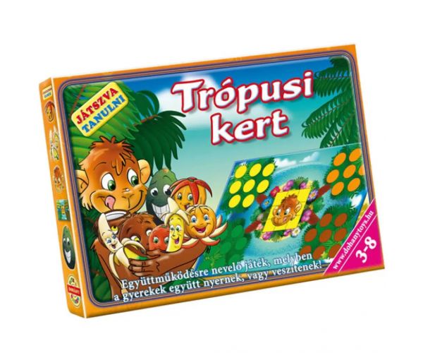 Trópusi kert készségfejlesztő társasjáték - D-Toys