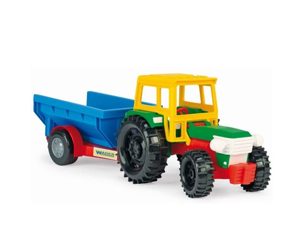 Traktor sa kiper prikolicom 38,5cm - Wader