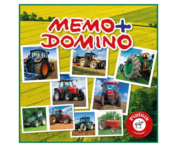 Traktori Memo - Domino društvena igra - Piatnik