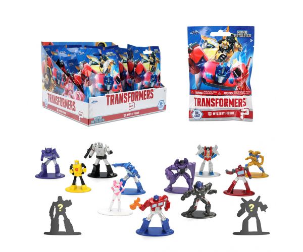 Transformers: Nano Metalfigs metalno iznenađenje figurica, razne vrste, 1 kom – Jada Toys