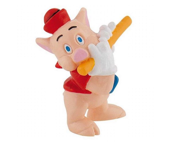 Tri praščića: Praščić svirač figura - Bullyland