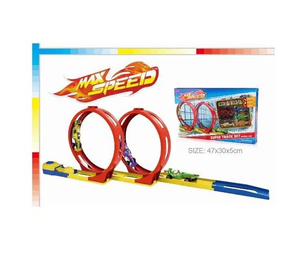Max Speed versenypálya dupla hurokkal