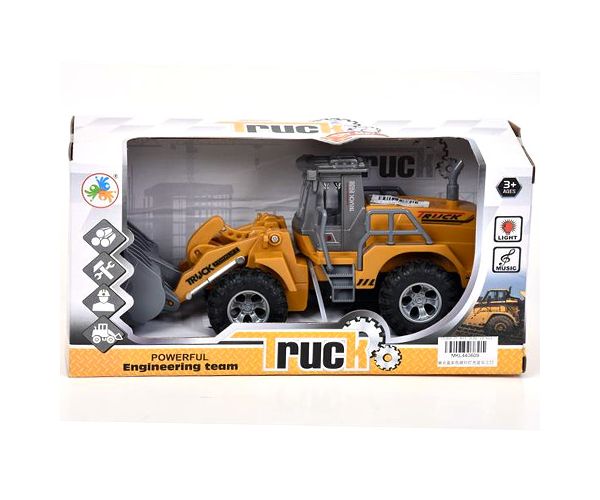 Truck: Žuti utovarivač sa zvukom i svijetlom 20cm