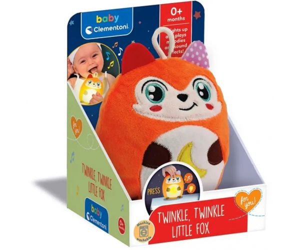 Twinkle-twinkle kicsi róka interaktív bébijáték - Clementoni baby