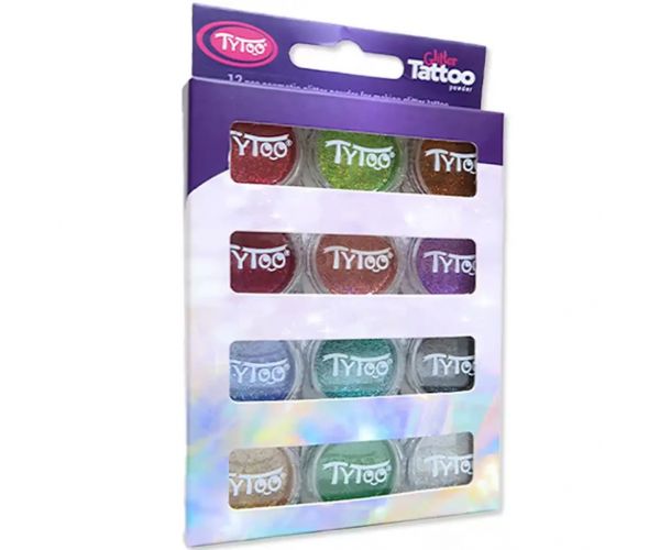 TyToo: Set šljokica s izborom više boja 12x2,5 ml