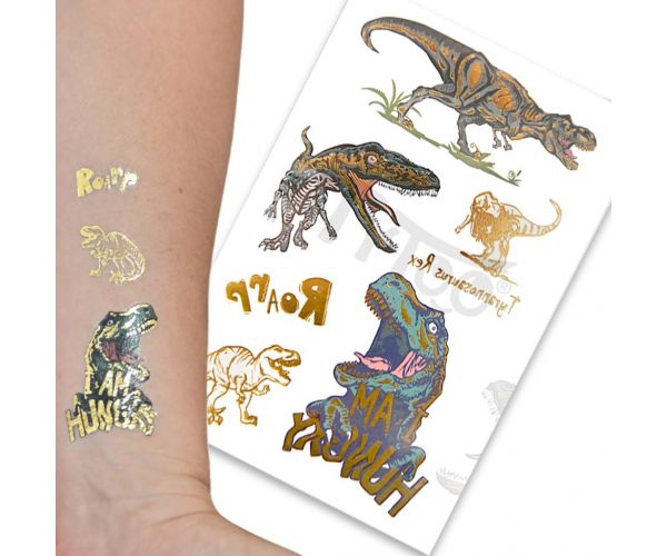 TyToo: Tetovaža naljepnice s dinosaurom T-rexa