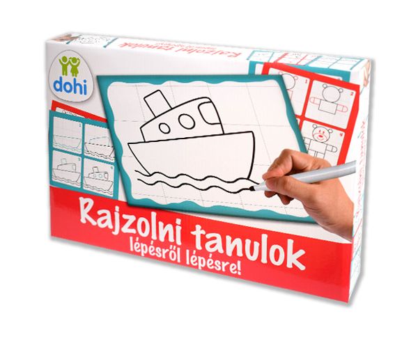 Učim crtati korak po korak set za dječake