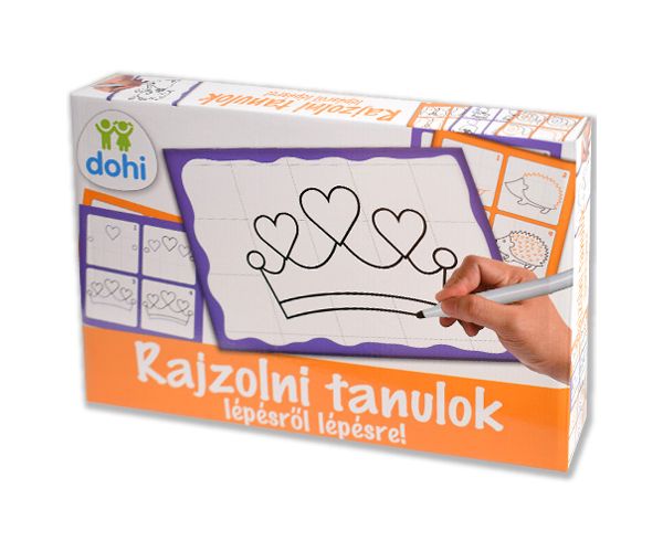 Učim crtati korak po korak set za djevojčice