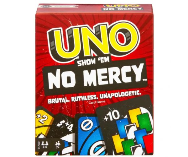 UNO No Mercy: Nincs kegyelem kártyajáték - Mattel
