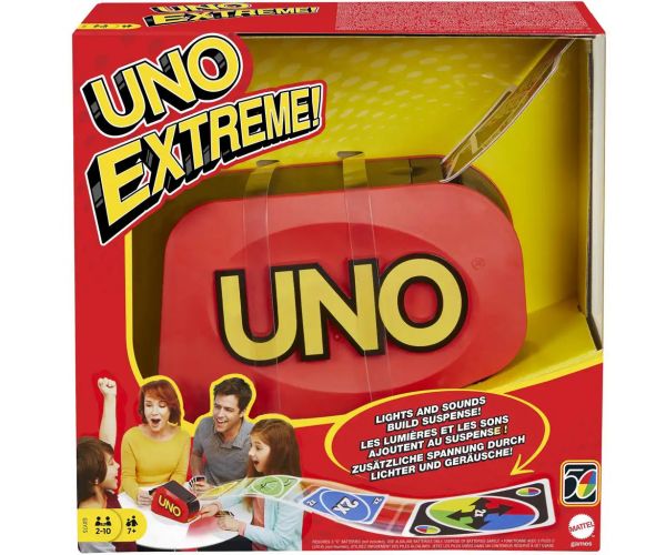 UNO Extreme kártya - Mattel