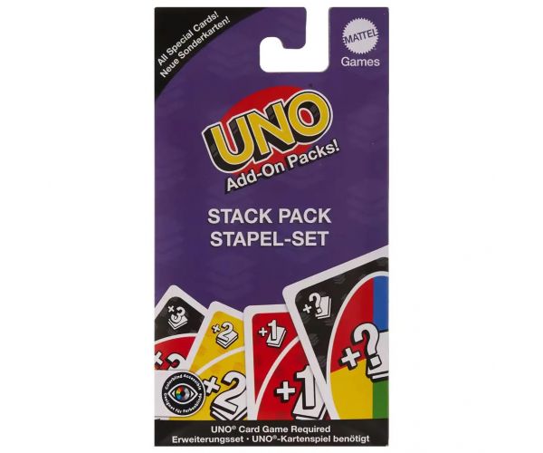 UNO: Büntető pakk kiegészítő kártyacsomag - Mattel