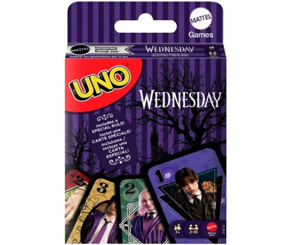 UNO Wednesday kártyajáték - Mattel