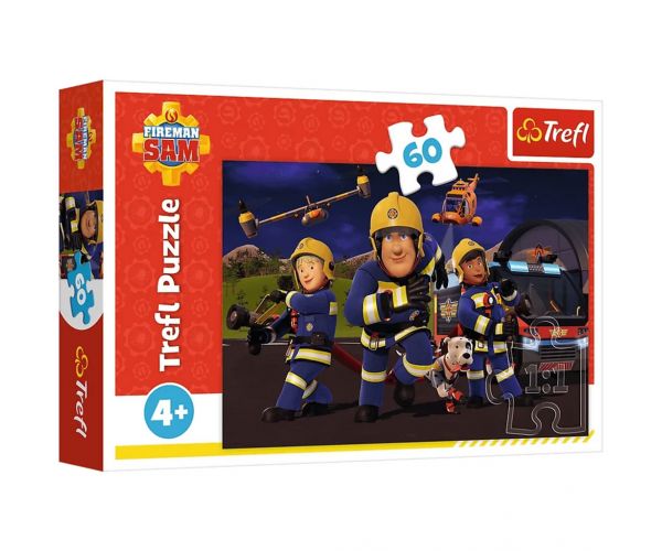 Sam a tűzoltó Hős egyenruhában - 60 db-os puzzle - Trefl