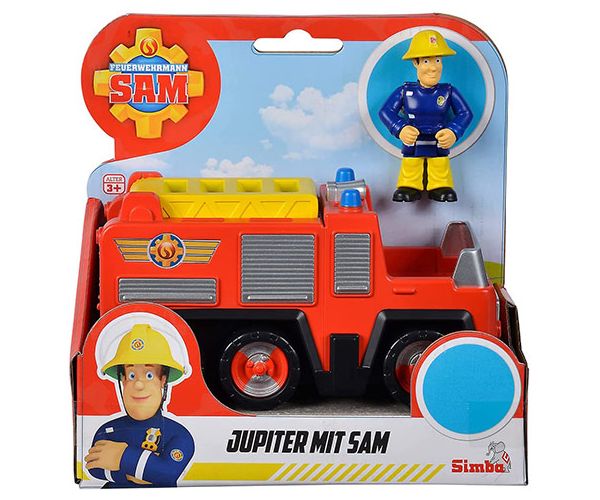 Vatrogasac Sam: Jupiter vatrogasno vozilo sa figurom - Simba Toys