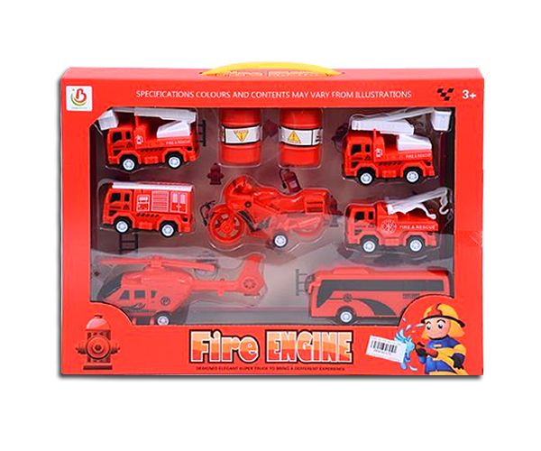 Vatrogasni set sa 7 vozila