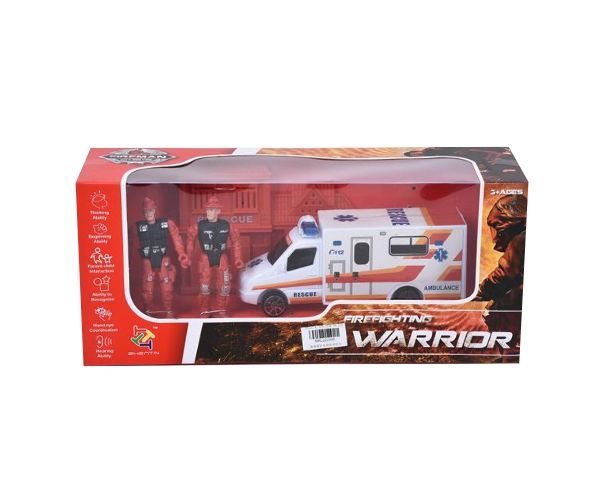 Vatrogasno vozilo sa 2 figure