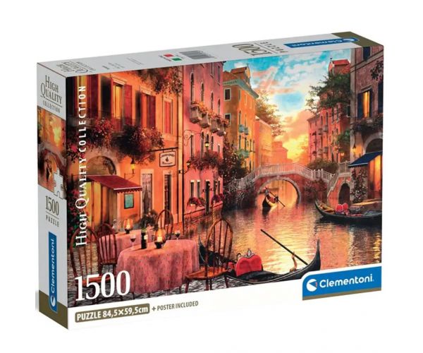 Velencei vacsora 1500db-os HQC kompakt puzzle - Clementoni