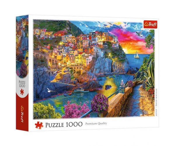 Esti séta a Cinque Terrében 1000db-os puzzle - Trefl