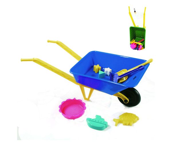 Velika kolica za pijesak sa alatima - D-Toys