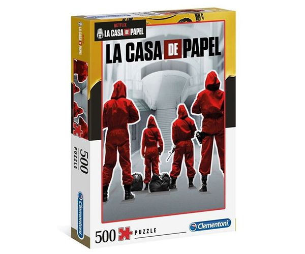 Velika pljačka novca: Crveni kombinezon od 500 kom puzzle - Clementoni